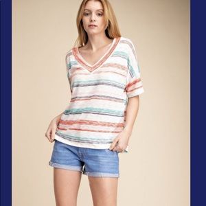 Light weight V neck shirt